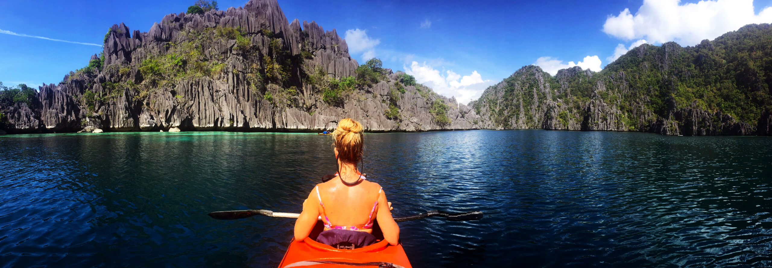Cruise & Kayak Coron using Native Banca or Luxury Catamaran